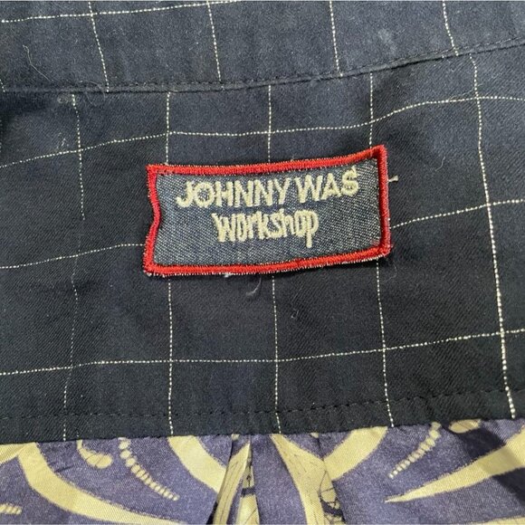 Johnny Was Size Large XL  Top Blouse Button Down Boho Paisley - Picture 4 of 5